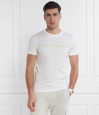 T-shirt męski w stylu młodzieżowym Calvin Klein Jeans ze sklepu: Gomez Fashion Store w kategorii: T-shirty męskie - zdjęcie 874714-BD9-10338_CJ242M000060210