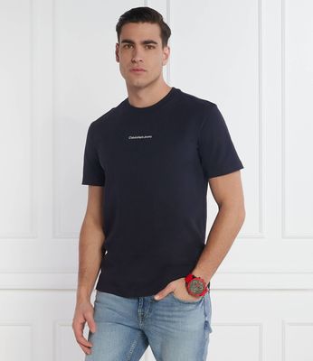 T-shirt męski wiosenny casualowy Calvin Klein Jeans ze sklepu: Gomez Fashion Store w kategorii: T-shirty męskie - zdjęcie 874714-BD9-10338_CJ242M000063192