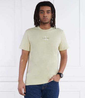 T-shirt męski wiosenny Calvin Klein Jeans ze sklepu: Gomez Fashion Store w kategorii: T-shirty męskie - zdjęcie 874714-BD9-10338_CJ242M000063395