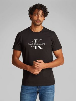 T-shirt męski na wiosnę młodzieżowy Calvin Klein Jeans ze sklepu: Gomez Fashion Store w kategorii: T-shirty męskie - zdjęcie 874714-BD9-10338_CJ242M000065A81
