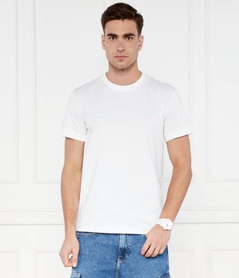 T-shirt męski casual Calvin Klein Jeans ze sklepu: Gomez Fashion Store w kategorii: T-shirty męskie - zdjęcie 874714-BD9-10338_CJ242M000067210