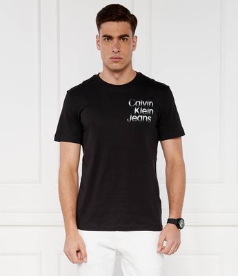 T-shirt męski na wiosnę Calvin Klein Jeans ze sklepu: Gomez Fashion Store w kategorii: T-shirty męskie - zdjęcie 874714-BD9-10338_CJ242M000071A81