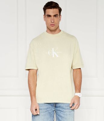Calvin Klein Jeans - T-shirt męski w stylu młodzieżowym ze sklepu: Gomez Fashion Store w kategorii: T-shirty męskie - zdjęcie 874714-BD9-10338_CJ242M000072395