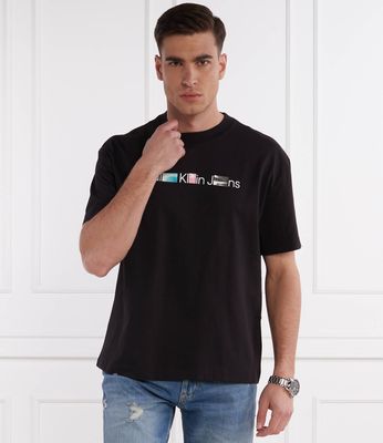 Calvin Klein Jeans - T-shirt męski ze sklepu: Gomez Fashion Store w kategorii: T-shirty męskie - zdjęcie 874714-BD9-10338_CJ242M000076A81