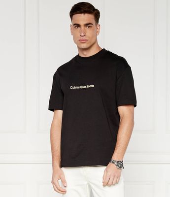 T-shirt męski w stylu młodzieżowym Calvin Klein Jeans ze sklepu: Gomez Fashion Store w kategorii: T-shirty męskie - zdjęcie 874714-BD9-10338_CJ242M000092A81
