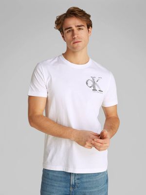 T-shirt męski casualowy Calvin Klein Jeans ze sklepu: Gomez Fashion Store w kategorii: T-shirty męskie - zdjęcie 874714-BD9-10338_CJ242M000094210
