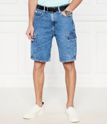 Spodenki męskie casual Calvin Klein Jeans ze sklepu: Gomez Fashion Store w kategorii: Spodenki męskie - zdjęcie 874714-BD9-10338_CJ242M000106195