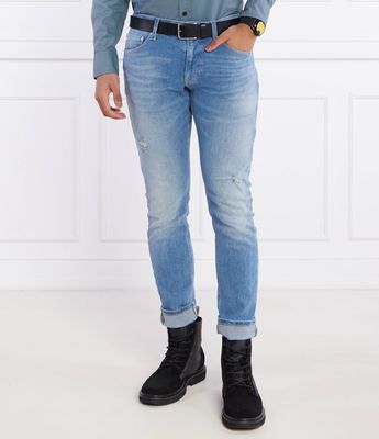 Jeansy męskie wiosenne Calvin Klein Jeans ze sklepu: Gomez Fashion Store w kategorii: Jeansy męskie - zdjęcie 874714-BD9-10338_CJ242M000145195