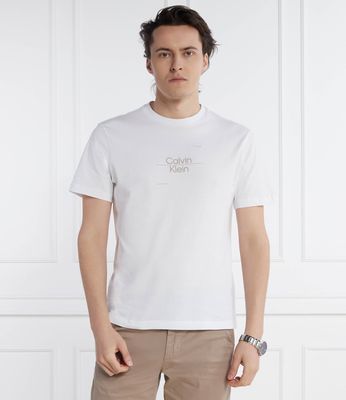 T-shirt męski Calvin Klein ze sklepu: Gomez Fashion Store w kategorii: T-shirty męskie - zdjęcie 874714-BD9-10338_CK242M000061257