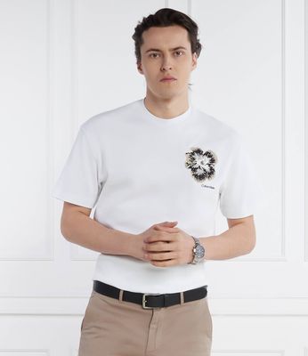 T-shirt męski Calvin Klein ze sklepu: Gomez Fashion Store w kategorii: T-shirty męskie - zdjęcie 874714-BD9-10338_CK242M000063257