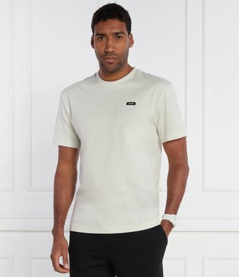 T-shirt męski na wiosnę casualowy Calvin Klein ze sklepu: Gomez Fashion Store w kategorii: T-shirty męskie - zdjęcie 874714-BD9-10338_CK242M000073553