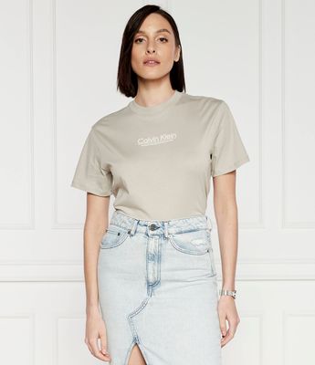 Bluzka damska w stylu młodzieżowym Calvin Klein ze sklepu: Gomez Fashion Store w kategorii: Bluzki damskie - zdjęcie 874714-BD9-10338_CK242W000048530