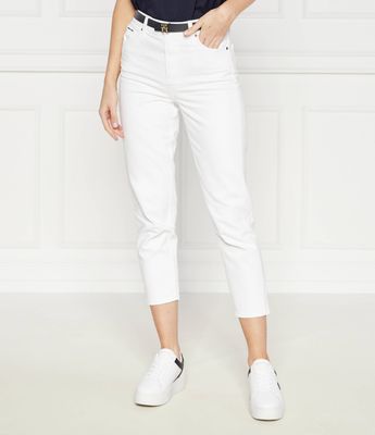 Calvin Klein - Spodnie damskie casual na wiosnę ze sklepu: Gomez Fashion Store w kategorii: Spodnie damskie - zdjęcie 874714-BD9-10338_CK242W000059533
