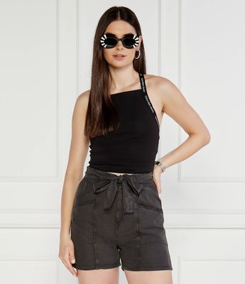 Bluzka damska letnia Calvin Klein Jeans ze sklepu: Gomez Fashion Store w kategorii: Bluzki damskie - zdjęcie 874714-BD9-10338_CJ242W000077A81