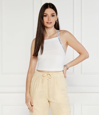 Calvin Klein Jeans - Bluzka damska letnia ze sklepu: Gomez Fashion Store w kategorii: Bluzki damskie - zdjęcie 874714-BD9-10338_CJ242W000077210
