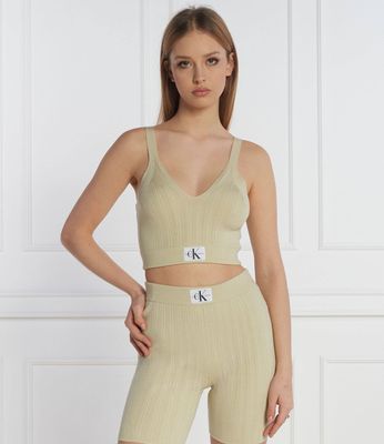 Bluzka damska letnia casual Calvin Klein Jeans ze sklepu: Gomez Fashion Store w kategorii: Bluzki damskie - zdjęcie 874714-BD9-10338_CJ242W000080395
