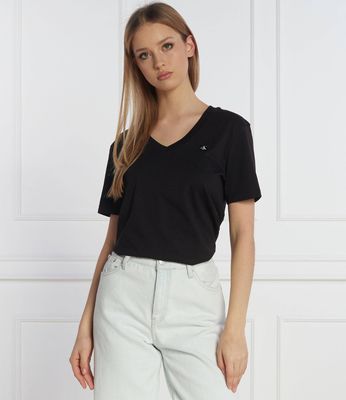 Bluzka damska casualowa Calvin Klein Jeans ze sklepu: Gomez Fashion Store w kategorii: Bluzki damskie - zdjęcie 874714-BD9-10338_CJ242W000090A81