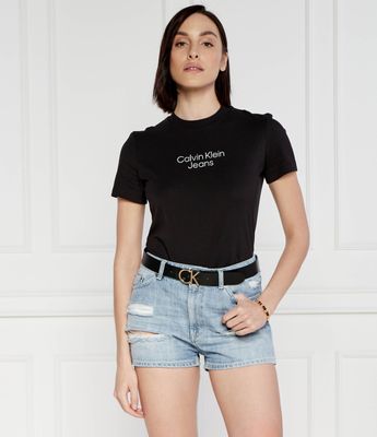 Calvin Klein Jeans - Bluzka damska ze sklepu: Gomez Fashion Store w kategorii: Bluzki damskie - zdjęcie 874714-BD9-10338_CJ242W000091A81