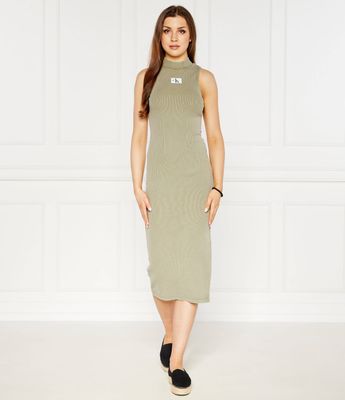 Sukienka na wiosnę Calvin Klein Jeans ze sklepu: Gomez Fashion Store w kategorii: Sukienki - zdjęcie 874714-BD9-10338_CJ242W000102442