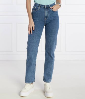Jeansy damskie wiosenne Calvin Klein Jeans ze sklepu: Gomez Fashion Store w kategorii: Jeansy damskie - zdjęcie 874714-BD9-10338_CJ242W000146195