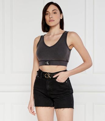 Bluzka damska na lato Calvin Klein Jeans ze sklepu: Gomez Fashion Store w kategorii: Bluzki damskie - zdjęcie 874714-BD9-10338_CJ242W000170B82