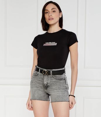 Bluzka damska na wiosnę Calvin Klein Jeans ze sklepu: Gomez Fashion Store w kategorii: Bluzki damskie - zdjęcie 874714-BD9-10338_CJ242W000082A81