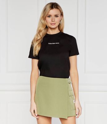 Calvin Klein Jeans - Bluzka damska młodzieżowa casual ze sklepu: Gomez Fashion Store w kategorii: Bluzki damskie - zdjęcie 874714-BD9-10338_CJ242W000175A81