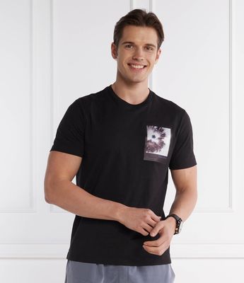 Calvin Klein - T-shirt męski na wiosnę ze sklepu: Gomez Fashion Store w kategorii: T-shirty męskie - zdjęcie 874714-BD9-10338_CK242M000103A23