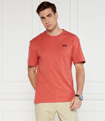 T-shirt męski casual Calvin Klein ze sklepu: Gomez Fashion Store w kategorii: T-shirty męskie - zdjęcie 874714-BD9-10338_CK242M000073B87