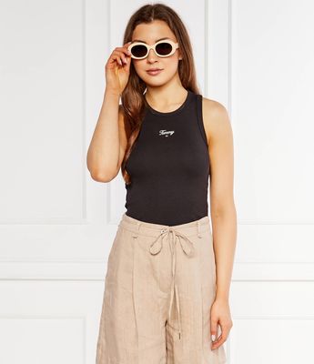 Bluzka damska letnia Tommy Jeans ze sklepu: Gomez Fashion Store w kategorii: Bluzki damskie - zdjęcie 874714-BD9-10338_TM242W000025D44