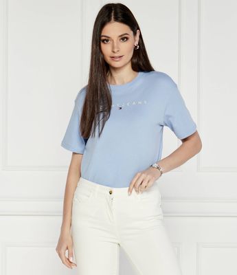Tommy Jeans - Bluzka damska casual ze sklepu: Gomez Fashion Store w kategorii: Bluzki damskie - zdjęcie 874714-BD9-10338_TM242W000028D96