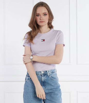 Bluzka damska na wiosnę casual Tommy Jeans ze sklepu: Gomez Fashion Store w kategorii: Bluzki damskie - zdjęcie 874714-BD9-10338_TM242W000059205