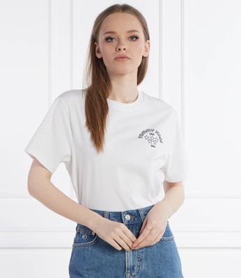 Bluzka damska Tommy Jeans ze sklepu: Gomez Fashion Store w kategorii: Bluzki damskie - zdjęcie 874714-BD9-10338_TM242W000062D90