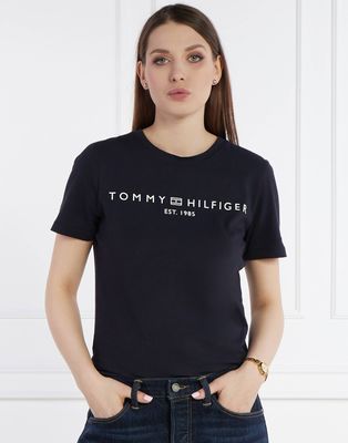 Bluzka damska w stylu młodzieżowym Tommy Hilfiger ze sklepu: Gomez Fashion Store w kategorii: Bluzki damskie - zdjęcie 874714-BD9-10338_TH242W000168F23