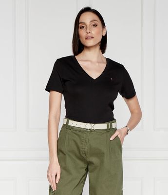 Bluzka damska na wiosnę Tommy Hilfiger ze sklepu: Gomez Fashion Store w kategorii: Bluzki damskie - zdjęcie 874714-BD9-10338_TH242W000173D12