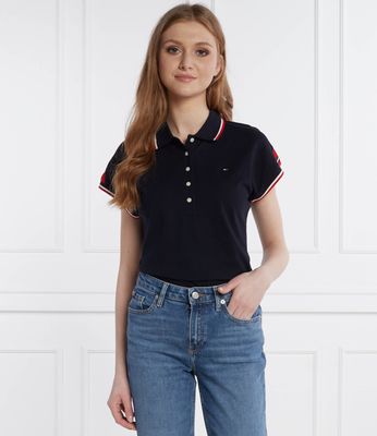 Bluzka damska casual Tommy Hilfiger ze sklepu: Gomez Fashion Store w kategorii: Bluzki damskie - zdjęcie 874714-BD9-10338_TH242W000175F23