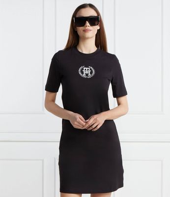 Sukienka casual na wiosnę Tommy Hilfiger ze sklepu: Gomez Fashion Store w kategorii: Sukienki - zdjęcie 874714-BD9-10338_TH242W000180D12