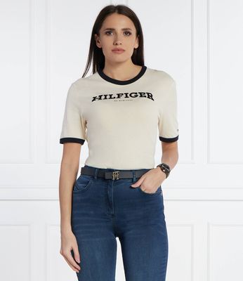 Bluzka damska na wiosnę Tommy Hilfiger ze sklepu: Gomez Fashion Store w kategorii: Bluzki damskie - zdjęcie 874714-BD9-10338_TH242W000187857