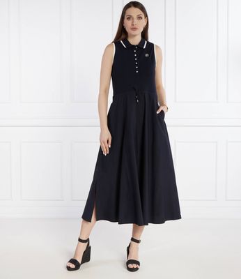 Sukienka wiosenna Tommy Hilfiger ze sklepu: Gomez Fashion Store w kategorii: Sukienki - zdjęcie 874714-BD9-10338_TH242W000191F23