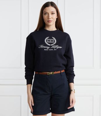 Bluza damska na jesień casual Tommy Hilfiger ze sklepu: Gomez Fashion Store w kategorii: Bluzy damskie - zdjęcie 874714-BD9-10338_TH242W000199F23