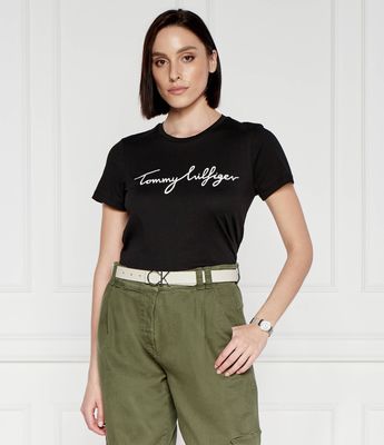 Bluzka damska wiosenna Tommy Hilfiger ze sklepu: Gomez Fashion Store w kategorii: Bluzki damskie - zdjęcie 874714-BD9-10338_TH242W000204D12