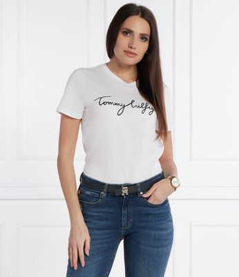 Bluzka damska Tommy Hilfiger ze sklepu: Gomez Fashion Store w kategorii: Bluzki damskie - zdjęcie 874714-BD9-10338_TH242W000204H83