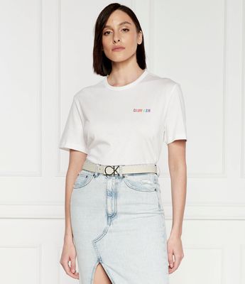 Bluzka damska casual Calvin Klein Underwear ze sklepu: Gomez Fashion Store w kategorii: Bluzki damskie - zdjęcie 874714-BD9-10338_CU242W000023100