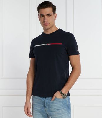 T-shirt męski na wiosnę Tommy Jeans ze sklepu: Gomez Fashion Store w kategorii: T-shirty męskie - zdjęcie 874714-BD9-10338_TM242M000051072