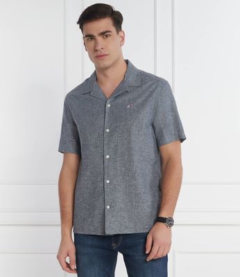 Koszula męska letnia Tommy Jeans ze sklepu: Gomez Fashion Store w kategorii: Koszule męskie - zdjęcie 874714-BD9-10338_TM242M000057072