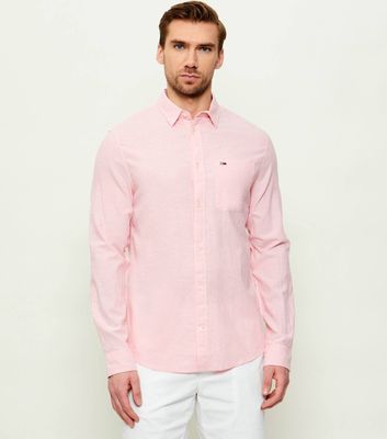 Koszula męska na wiosnę Tommy Jeans ze sklepu: Gomez Fashion Store w kategorii: Koszule męskie - zdjęcie 874714-BD9-10338_TM242M000065185