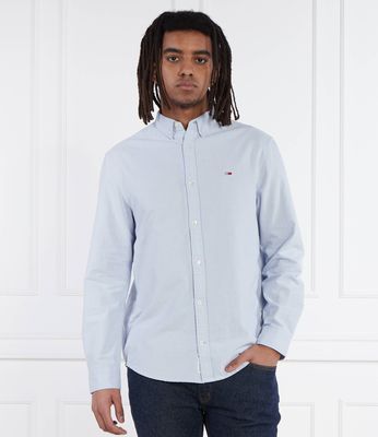 Tommy Jeans - Koszula męska na wiosnę ze sklepu: Gomez Fashion Store w kategorii: Koszule męskie - zdjęcie 874714-BD9-10338_TM242M000085D96