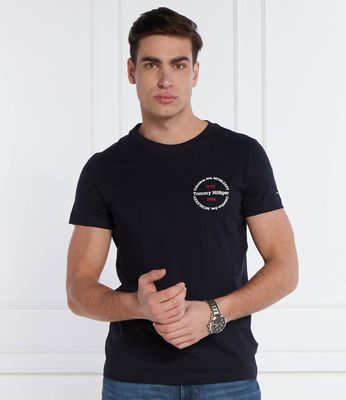 T-shirt męski casual Tommy Hilfiger ze sklepu: Gomez Fashion Store w kategorii: T-shirty męskie - zdjęcie 874714-BD9-10338_TH242M000126F23