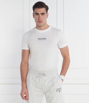 Tommy Hilfiger - T-shirt męski młodzieżowy wiosenny ze sklepu: Gomez Fashion Store w kategorii: T-shirty męskie - zdjęcie 874714-BD9-10338_TH242M000136D96
