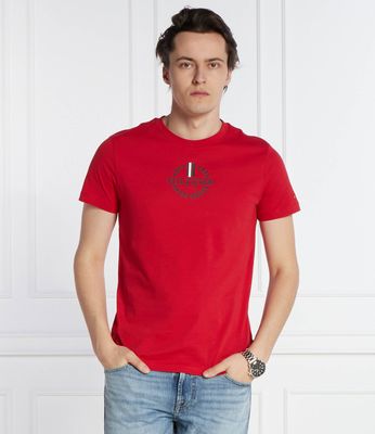 T-shirt męski casualowy Tommy Hilfiger ze sklepu: Gomez Fashion Store w kategorii: T-shirty męskie - zdjęcie 874714-BD9-10338_TH242M000137F24